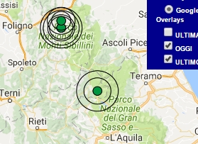 Terremoto oggi Lazio sabato 4 febbraio 2017: scossa M 3.7 Amatrice , provincia di Rieti