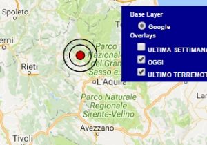 Terremoto oggi Abruzzo 