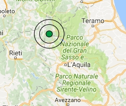 Terremoto oggi Lazio