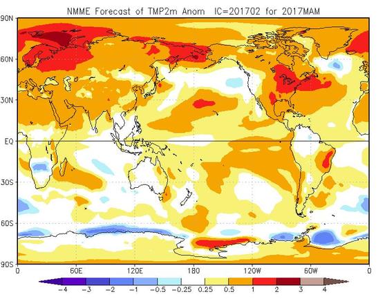 Meteo Primavera 2017: piovosa e fredda nella prima metà, più calda e stabile con prevalenza di anticicloni a seguire - cpc.ncep.noaa.gov Meteo Primavera 2017: piovosa e fredda nella prima metà, più calda e stabile con prevalenza di anticicloni a seguire - cpc.ncep.noaa.gov
