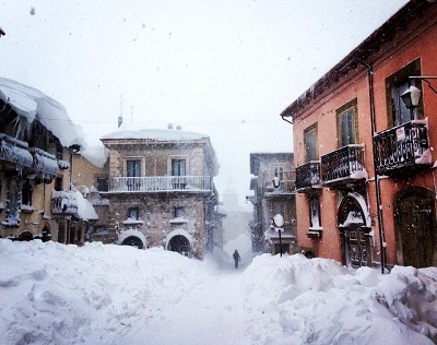 Neve record a Capracotta, durante le giornate fra il 5 ed il 6 Marzo 2015. Fonte: www.meteoweb.eu