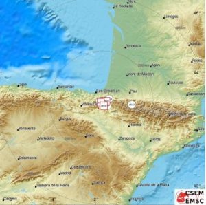 Sisma, trema Pamplona: scossa di magnitudo superiore a 4.5 avvertita nell’Europa occidentale fino a 200 chilometri rispetto all’epicentro. Nessuna replica a seguire 10 marzo 2017