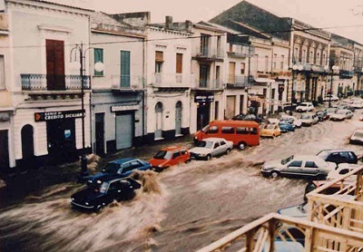 Alluvione Sicilia violenti nubifragi misero in ginocchio la parte orientale il 13 marzo 1995