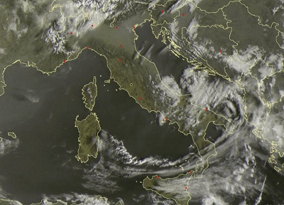 Tempo in atto: sole su gran parte d'Italia, locale instabilità sulle regioni più meridionali
