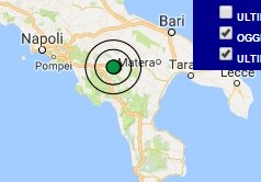 Terremoto oggi Basilicata