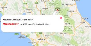 Terremoto oggi, scosse nel Lazio e nelle Marche
