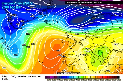 Una situazione volta verso una generale instabilità atmosferica confermata anche dall'aggiornamento mattutino del modello Europeo ECMWF