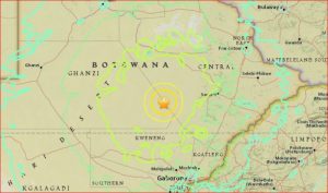 terremoto botswana
