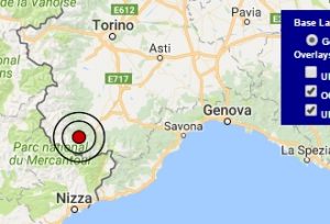 Terremoto oggi Piemonte sabato 8 aprile 2017