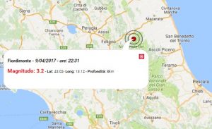 Terremoto oggi, in serata scossa nelle Marche