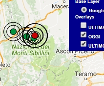 Terremoto oggi Marche