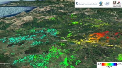 Pollino, rilevati dal satellite movimenti di faglia lenti: il satellite rivela i dati. La comunicazione dell’Ingv e il video a pagina 3