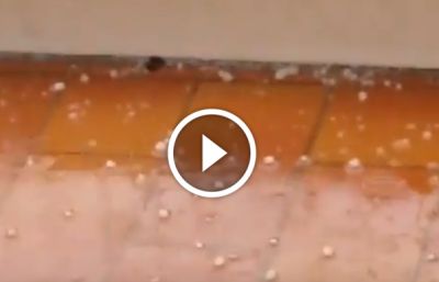 Intensa grandinata colpisce la Lombardia orientale nel pomeriggio: fenomeni molto intensi anche a Bergamo, il filmato a pagina 3