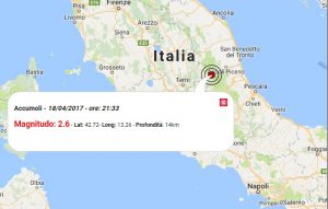 terremoto oggi