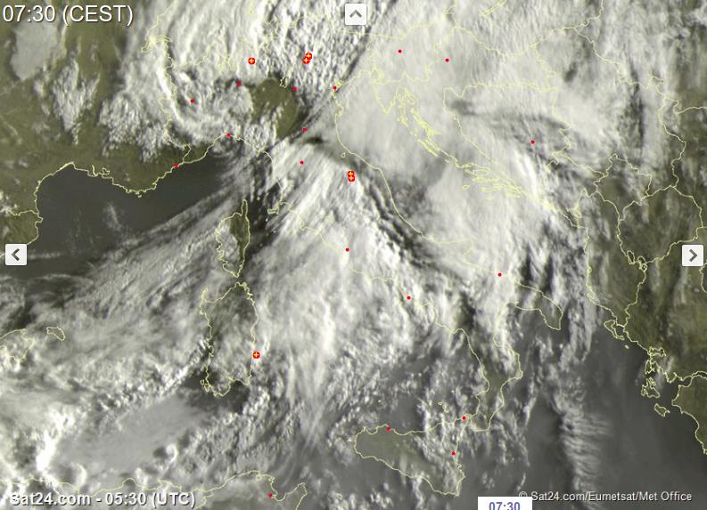 Aggiornamento situazione meteo oggi 28 Aprile 2017, maltempo con piogge e locali temporali in Italia - sat24.com Aggiornamento situazione meteo oggi 28 Aprile 2017, maltempo con piogge e locali temporali in Italia - sat24.com