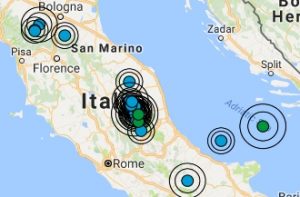 Terremoto oggi Italia 18 maggio 2017, ieri M 2.0 provincia di Perugia - Dati Ingv