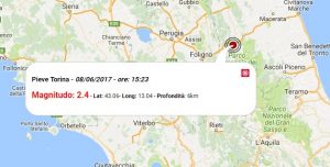 Terremoto oggi, diverse scosse nelle Marche