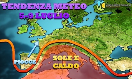 Tendenza meteo weekend, sole e caldo in Italia con solo qualche temporale sulle Alpi. Tendenza meteo weekend, sole e caldo in Italia con solo qualche temporale sulle Alpi.