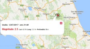 Terremoto oggi, scossa nelle Marche