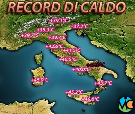 Meteo italia 15 giorni