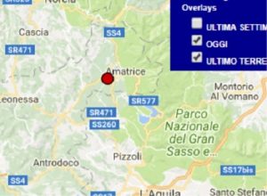 Terremoto oggi Lazio 10 agosto 2017, scossa M 2.2 provincia di Rieti - Dati Ingv