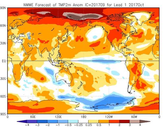 Tendenza meteo ottobre 2017, ancora clima caldo? - cpc.ncep.noaa.gov Tendenza meteo ottobre 2017, ancora clima caldo? - cpc.ncep.noaa.gov