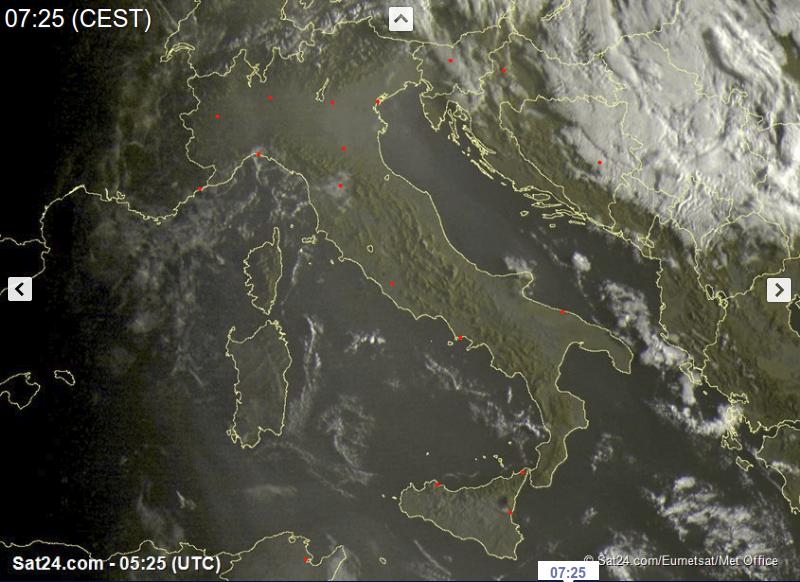 Equinozio d'autunno tra sole e nuvole ma con tempo stabile in Italia - sat24.com