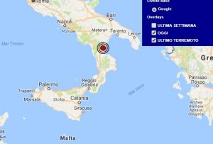 Terremoto oggi Calabria 3 ottobre 2017, scossa M 2.4 provincia di Cosenza - Dati Ingv