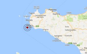 Terremoto oggi, scossa in mare
