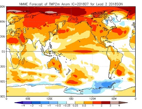 Tendenza meteo autunno 2018 - cpc.ncep.noaa.gov Tendenza meteo autunno 2018 - cpc.ncep.noaa.gov