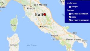 Terremoto oggi Marche 3 novembre 2017, scossa M 2.1 provincia di Macerata - Dati Ingv
