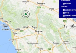 Terremoto oggi Emilia Romagna, 6 novembre 2017, scossa M 3.1 provincia di Modena - Dati Ingv