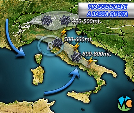 Meteo, autunno shock: Italia sotto zero con Attila. Piogge e neve Meteo, autunno shock: Italia sotto zero con Attila. Piogge e neve