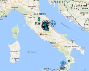 Terremoto oggi Italia 17 novembre 2017, le ultime scosse registrate - Dati Ingv