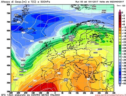 Anticiclone in arrivo sul Mediterraneo, tendenza meteo 20-25 novembre Anticiclone in arrivo sul Mediterraneo, tendenza meteo 20-25 novembre