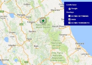 Terremoto oggi Marche 20 novembre 2017, scossa M 2.6 provincia di Macerata - Dati Ingv
