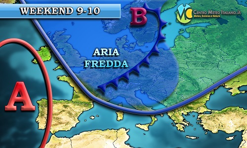 Previsioni meteo: neve sul ponte dell'Immacolata Previsioni meteo: neve sul ponte dell'Immacolata