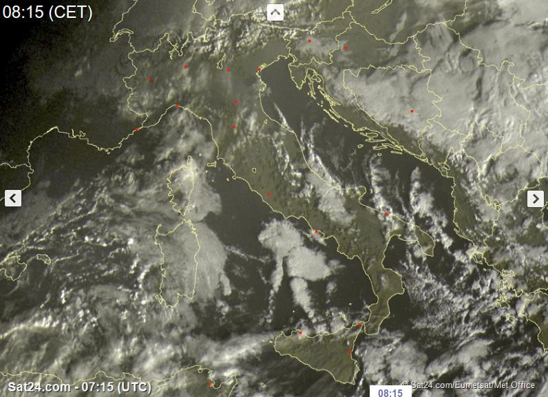 Ancora qualche pioggia al Sud, tempo più asciutto altrove ma con clima freddo - sat24.com Ancora qualche pioggia al Sud, tempo più asciutto altrove ma con clima freddo - sat24.com