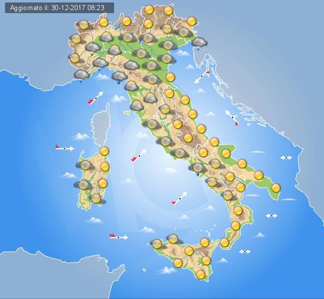 Meteo Domani 31 Dicembre 2017: Tempo In Peggioramento Sull’Italia ...