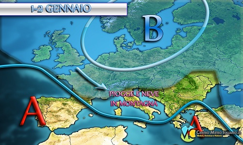 Maltempo in arrivo nei primi giorni di gennaio in Italia Maltempo in arrivo nei primi giorni di gennaio in Italia