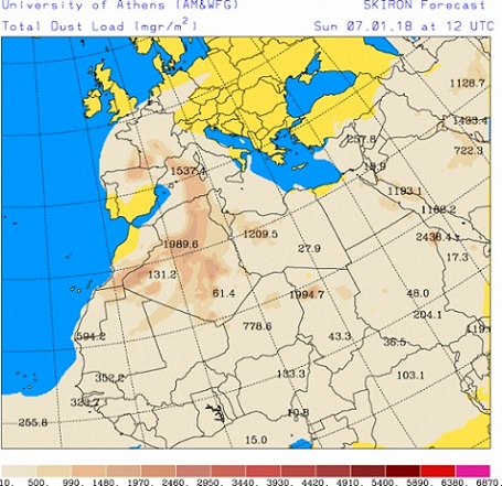 Neve nel Sahara: che spettacolo Neve nel Sahara: che spettacolo