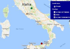 Terremoto oggi Abruzzo 19 gennaio 2018, scossa M 2.2 provincia dell'Aquila - Dati Ingv