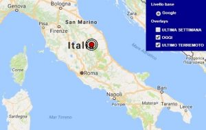 Terremoto oggi Marche 20 gennaio 2018, scossa M 2.5 provincia di Macerata - Dati Ingv