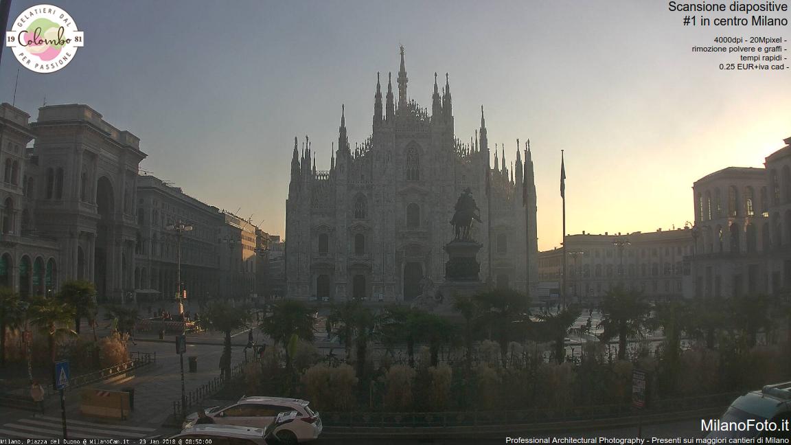 Tempo stabile e soleggiato al Centro-Nord, locali piogge al Sud - milanocam.it