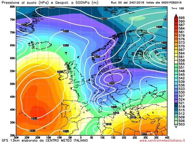 Inverno alla conquista del Mediterraneo secondo l'aggiornamento odierno del modello GFS Inverno alla conquista del Mediterraneo secondo l'aggiornamento odierno del modello GFS