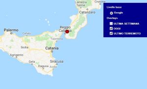 Terremoto oggi Calabria 14 febbraio 2018, scossa M 2.0 provincia di Reggio Calabria - Dati Ingv