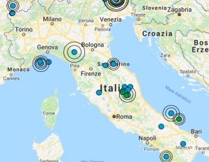 Terremoto oggi Abruzzo 1 marzo 2018, scossa M 2.0 provincia dell'Aquila - Dati Ingv