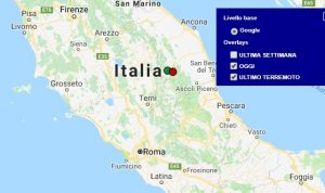 Terremoto oggi Marche 5 marzo 2018, scossa M 2.2 provincia di Macerata - Dati Ingv