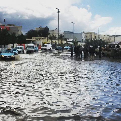 Le intense correnti atlantiche generano allagamenti persino in Marocco