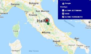 Terremoto oggi Marche 7 marzo 2018, scossa M 2.5 provincia di Macerata - Dati Ingv
